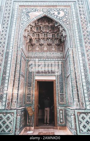 Uzbekistan, SAMARKANDA 2019: Architettura di Samarkanda Foto Stock