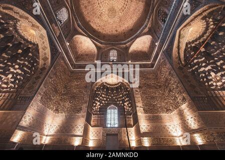 Uzbekistan, SAMARKANDA 2019: Architettura di Samarkanda Foto Stock