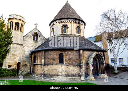 Chiesa del Santo Sepolcro (Chiesa rotonda) Cambridge, Regno Unito Foto Stock