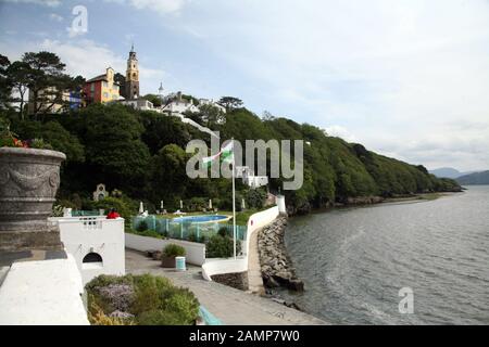 Portmeirion Foto Stock