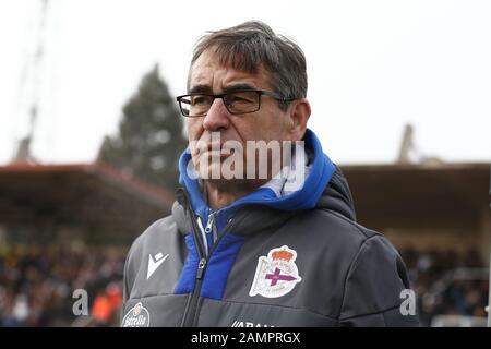 Salamanca, Spagna. 12th Gen 2020. Fernando Vazquez (Deportivo) Calcio : Spagnolo 'Copa del Rey' partita tra Unionistas de Salamanca CF 1 (8-7) 1 RC Deportivo de la Coruna al Las Pistas del Helmantico di Salamanca, Spagna . Credito: Mutsu Kawamori/Aflo/Alamy Live News Foto Stock