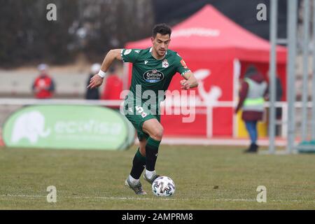 Salamanca, Spagna. 12th Gen 2020. Vasilis Lamproopoulos (Deportivo) Calcio : Spagnolo 'Copa del Rey' partita tra Unionistas de Salamanca CF 1 (8-7) 1 RC Deportivo de la Coruna al Las Pistas del Helmantico di Salamanca, Spagna . Credito: Mutsu Kawamori/Aflo/Alamy Live News Foto Stock