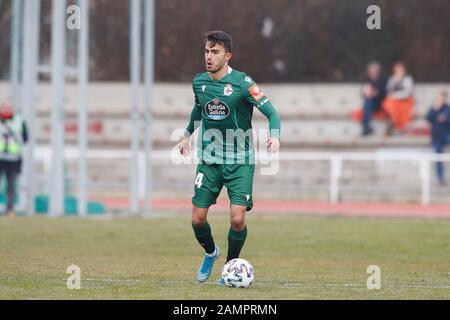 Salamanca, Spagna. 12th Gen 2020. Luis Ruiz (Deportivo) Calcio : Spagnolo 'Copa del Rey' partita tra Unionistas de Salamanca CF 1 (8-7) 1 RC Deportivo de la Coruna al Las Pistas del Helmantico di Salamanca, Spagna . Credito: Mutsu Kawamori/Aflo/Alamy Live News Foto Stock