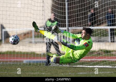 Salamanca, Spagna. 12th Gen 2020. Calcio : Spagnolo 'Copa del Rey' partita tra Unionistas de Salamanca CF 1 (8-7) 1 RC Deportivo de la Coruna al Las Pistas del Helmantico di Salamanca, Spagna. Credito: Mutsu Kawamori/Aflo/Alamy Live News Foto Stock