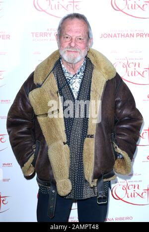 Terry Gilliam partecipa a uno screening dell'uomo Che Ha Ucciso Don Chisciotte al cinema Curzon Mayfair di Londra. Foto Stock