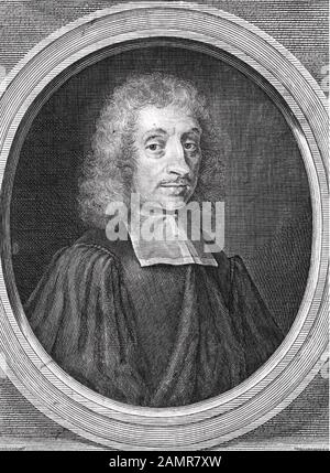 John RAY (1627-1705) naturalista inglese Foto Stock