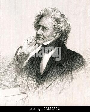 WILLIAM Herschel (1738-1822) tedesco-nato astronomo britannico Foto Stock