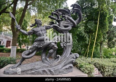 Dayu Myth Park. Wuhan, Cina Foto Stock