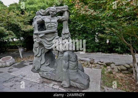 Dayu Myth Park. Wuhan, Cina Foto Stock