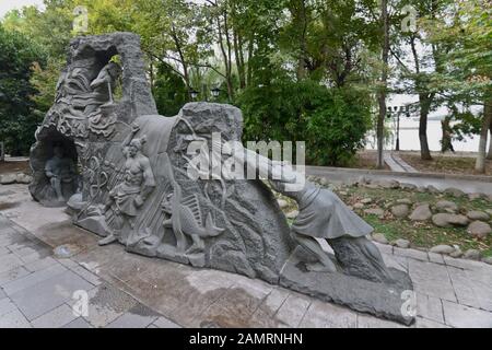 Dayu Myth Park. Wuhan, Cina Foto Stock