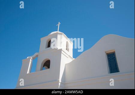 La Vecchia Missione di Adobe, Nostra Signora del Perpetuo Soccorso Chiesa cattolica in Scottsdale Arizona Foto Stock