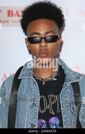 Hot 100 Holiday Party Alla Edwards-Lowell Art Gallery Di Beverly Hills, California, Il 14 Dicembre 2019 Con: Fiera Di Ka'Von Dove: Beverly Hills, California, Stati Uniti Quando: 15 Dicembre 2019 Credito: Sheri Determan/Wenn.com Foto Stock
