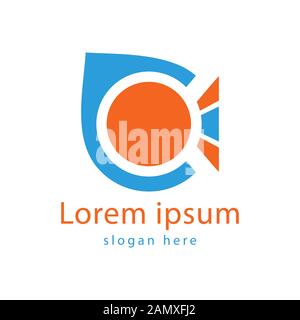 Idee iniziali del logo della c camera. Design del logo Inspiration. Illustrazione Vettore Modello. Isolato Su Sfondo Bianco Illustrazione Vettoriale