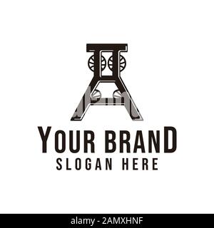 Idee per il logo del cinema. Design del logo Inspiration. Illustrazione Vettore Modello. Isolato Su Sfondo Bianco Illustrazione Vettoriale