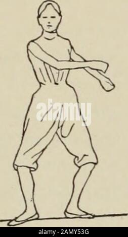L'antica danza greca, dopo scolpita e dipinta figure . Foto Stock