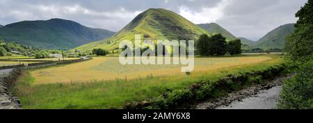 Hartsop Dodd Fell, Hartsop villaggio, Kirkstone passo, Lake District National Park, Cumbria, Inghilterra, UK Hartsop Dodd Fell è uno dei 214 Wainwright f Foto Stock