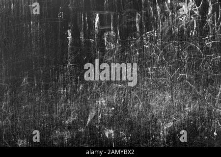 Vecchia blackboard scrawled in gesso bianco Foto Stock