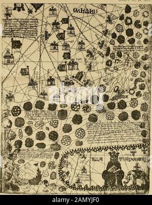 Cathay e la via del tiher: Essere una raccolta di avvisi medievali della Cina . L'Estremo Oriente in XHh Catalano Mappa del 1375. 0/ Sezione 7 dell'insieme Riprodotto per l'Hakluyt Socuty di Donald Macbeth.. L'Estremo Oriente nella mappa catalana del 1375. Porzione Eiiteni. PAI-t della Sezione S del wImIc icproduMd per ihe lakluyt Society di DonoU Macbiotii. Londra. NOTE supplementari 3OI come dicono i redattori francesi (un grande Khan non conosciuto alla storia), ma Kuhldi, che è morto in 1294I; Medeia o il Medio Impero dei Tartari è mostrato come governato dal re Chabech ; cioè, Guebek orKapak, che ha regnato un certo tempo tra 1 Foto Stock