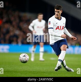 Londra, INGHILTERRA - JANUARY14: Tottenham Hotspur's Erik Lameladuring Emirates fa Cup Terzo turno Risposta partita tra Tottenham Hotspur e Middlesborou Foto Stock