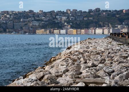 D'acqua a Napoli, Italia Foto Stock