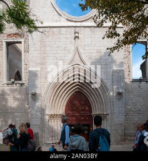 Museo Archeologico Carmo, Largo Do Carmo, Lisbona, Portogallo Foto Stock