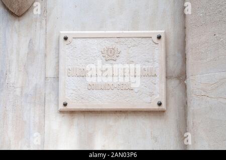 Guardia Nazionale Repubblicana (Guarda Nacional Republicana) Sede Generale In Largo Do Carmo, Lisbona, Portogallo Foto Stock
