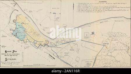 Resoconto delle mutine di Oudh e dell'assedio della Lucknow Residency; con alcune osservazioni sulla condizione della provincia di Oudh e sulle cause del mutismo dell'esercito bengala . )-lstrong. Di questi 9,27 erano europei, e 765natives. Abbiamo perso, nel fatturato, degli europei 350, nativi and133, e di quest'ultimo IM) deserta, facendo perdita atotale di 713. Rimaneva l'originaria guarnigione, quando alleviò l'olio il 25th di settembre dal generale Havelock, un totale di 979, in cui erano inclusi sia malati che feriti arco, di cui 577were europei e 402 nativi. Avevamo perso durante il s Foto Stock