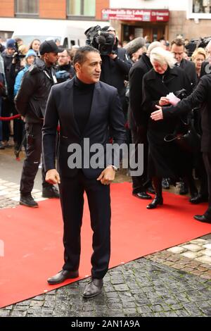 Ismail Özen,Trauerfeier für Jan Fedder, St. Michaelis, Englische Planke, Amburgo, 14.01.2020 Foto Stock