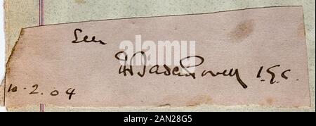 Firma del tenente generale Robert Stephenson Smyth Lord Baden-Powell, Primo Barone Baden-Powell, OM, GCMG, GCVO, KCB, KStJ, DL Foto Stock