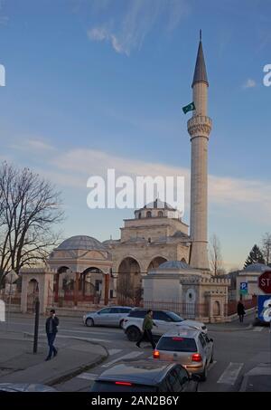 La Moschea di Ferhat Pasha, conosciuta come la Moschea di Ferhadija, Banja Luka, Republika Srpska, Bosnia-Erzegovina. Foto Stock