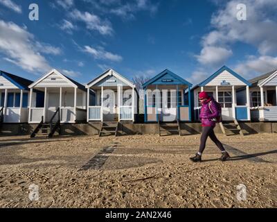 Vista di Southwold nel Suffolk,che mostra vari punti di riferimento Foto Stock