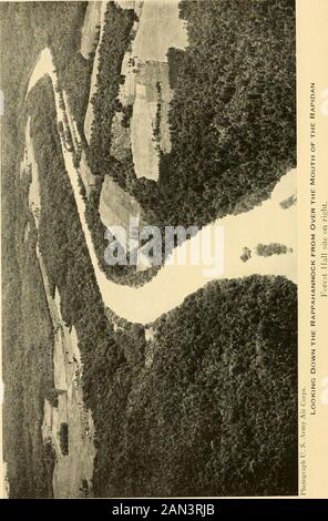 Collezioni varie Smithsonian . Materiale Di Fronte all'isola e vicino alla pista di Motts Sopra, esemplari dalla vicinanza della pista di Motts. Sotto, due calcedonyscraper, dalla riva destra del Rappahannock di fronte all'isola alle cascate. Figura superiore 4 dimensione naturale; figura inferiore dimensione naturale. COLLEZIONI SMITHSONIAN VARIE VOL. 94, N. 8, PL. 6 Ynfftiff Foto Stock