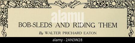 Uscita . , un campeggio nella regione del fiume perduto, vicino al Bacino di Agassiz sull'altro lato di Moosilauke. Il Dartmouth Outing Club ora ha praticamente quattro campi: MooseMountain, Cube Mountain, Moosi-lauke e Skyline Farm, che fanno un sentiero con-tinuoso di oltre trentacinque miglia per il Dartmouth Grant. Questo doesnot include il Lost River Camp, che farà l'inizio di un trailthrough Thoreau Falls a Willey Pondand sopra al Presidential Range. Il prossimo campo voluto sito è una loca-tion sul lato ovest del PresidentialRange, e un altro un giorno marzo a nord. Poi oer collina e d Foto Stock