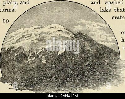 Geografia avanzata . e forma laghi. I therains di whan sono sopra, l'acqua in molti dei laghi si asciuga via. Le pianure costiere orientali del Messico sono calde e unheal hful.They consistono in gran parte di terra swampy, densamente boscosa. Non ci sono buoni porti, perché non ci sono annegamenti né grandi bocche di fiume. La costa del golfo di Mexco è circondata da lunghe sbarre di sabbia costruite al largo dalle onde. Vera AMERICA CENTRALE. 41 Cruz, il porto principale, si trova sulla stretta pianura costiera, e bar di sabbia in parte proteggere il porto da tempeste. A causa dell'altezza e della vicinanza all'equatore, il clima del plateauof Mexi Foto Stock