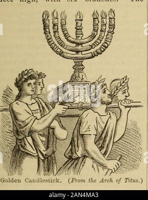 Un dizionario della Bibbia.. . Bout 9 miglia a nord di Nazareth. Ithas una bella situazione, e le rovine indi-cate l'esistenza in un tempo CAN PUÒ considerevole villaggio. Conder suggesthestsa nuova posizione, e propone di placeCana a Reineh, a nord-est di Nazareth, e solo un miglio e mezzo di distanza.- Condek : Tent-Work in Palestina, 1878, i. p. 154. Questo manca di conferma. Candace (sovrano degli schiavi f). Il nome è un titolo di etiope regine.Acts 8 : 27. Il suo chamberlain o treas-urer, un eunuch, è stato incontrato da Philip theevangelist sulla strada tra Jerusa-lem e Gaza, e convertito. SeePhi Foto Stock