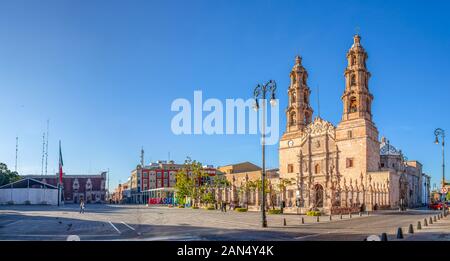 Catedral Basilica de Nuestra Señora de la Asunción, in Aguascalientes, Aguascalientes Membro, Messico Foto Stock