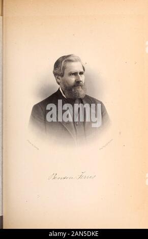 La storia di Westchester County : New York, compresi Morrisania, Kings Bridge e ad ovest le aziende agricole, che sono state allegate al New York City / . le cura del professor William G. Weston,A.M. Dopo aver lasciato questa istituzione fu assistantfor due anni presso l Istituto di Paulding, di whichProfessor Weston fu anche capitale, e fu forsome insegnante a tempo determinato in tlie old school-house che hefirst frequentato. Egli ha poi avviato un negozio a Irvington,che è stato il primo aperto in quel luogo, thenknown come Dcarman. Nel 1856 egli ha rimosso al Tar-rytown, che da allora è stata la sua casa e threeyens divenne più tardi ho innestato Foto Stock