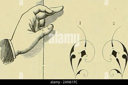 Ingegneria pratica disegno e terzo angolo di proiezione, per gli studenti di discipline scientifiche, tecniche e manuali di formazione nelle scuole e per ..Relatori per parere .. . 183. Foto Stock