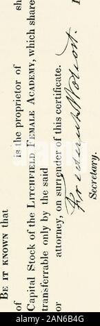 Cronache di un pioniere scuola dal 1792 al 1833 [risorsa elettronica] : essendo la storia di Miss Sarah Pierce e la sua scuola di Litchfield . ue fino al 29 di ottobre, quando ci saranno avacation di quattro settimane alla scadenza della quale il termine invernali willcommence, e continuare fino al 21- di aprile; - un'altra vacanza ofthree settimane terminerà con l'inizio dell'summerterm. Un regolare corso di istruzione verrà dato in Grammatica Inglese, Geografia, Storia antica e moderna, Aritmetica e algebra, eil rami superiori della matematica, della retorica, composizione eil principl Foto Stock