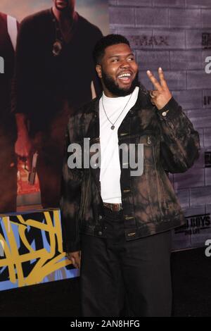 Los Angeles, CA. Xiv gen, 2020. Khalid presso gli arrivi per Bad Boys per la vita Premiere, TCL teatro cinese (in precedenza Grauman's), Los Angeles, CA, 14 gennaio 2020. Credito: Priscilla concedere/Everett raccolta/Alamy Live News Foto Stock