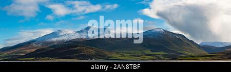 Panorama splendido paesaggio della penisola di Dingle sulla costa occidentale dell' Irlanda Foto Stock