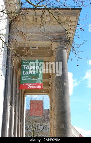 Il teatro di Detmold, in Germania Foto Stock