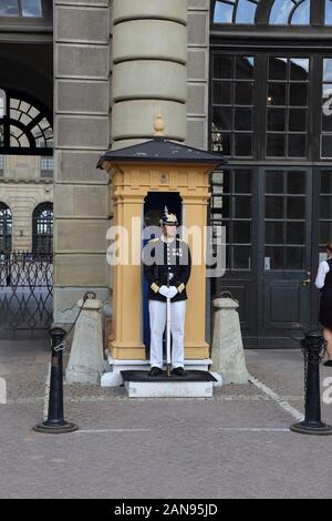 Stoccolma Stockholms slott castello reale Foto Stock