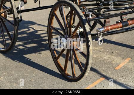 Frammento di una bella stagecoach close up Foto Stock