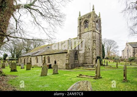 St Mary's Long Preston Foto Stock