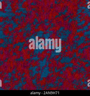 Ruggine rosso blu old dirty seamless pattern grunge Foto Stock