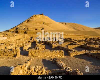 Deir el-Medina, Luxor, Egitto Foto Stock