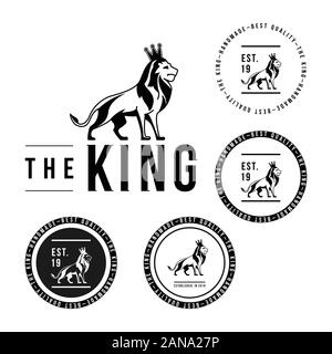 Un logo unico che può aiutare il vostro business a crescere fino Illustrazione Vettoriale