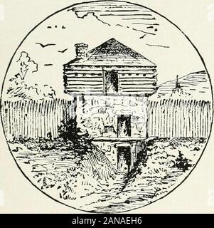 La vita e le lettere di DrWilliam Beaumont, inclusi inediti dati riguardanti il caso di Alexis StMartin . 1820 1822- -Dt scribt s Mich ilimackinac 81 Altezza, costruite di terra e sodded, con 4 bastioni, tutta surroundedwith palisades, un profondo fossato e glacis. Sorge immediatamente indietro della città e ha la forza di resistere a un assedio regolare, ma non il comando del fiume. Ora ci sono truppe di stanza sotto la comd. di . Giugno 3d. Rode giù per la molla di pozzi e attraversato oltre alla sabbia-quale, un piccolo villaggio francese di circa tre miglia al di sotto di Detroit. Fort Michilimackinac è h Foto Stock