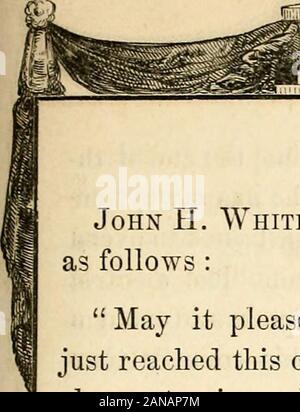 Relazione della Commissione delle disposizioni del Consiglio Comune di New York, del obsequies in memoria dell'Argilla HonHenry . Foto Stock